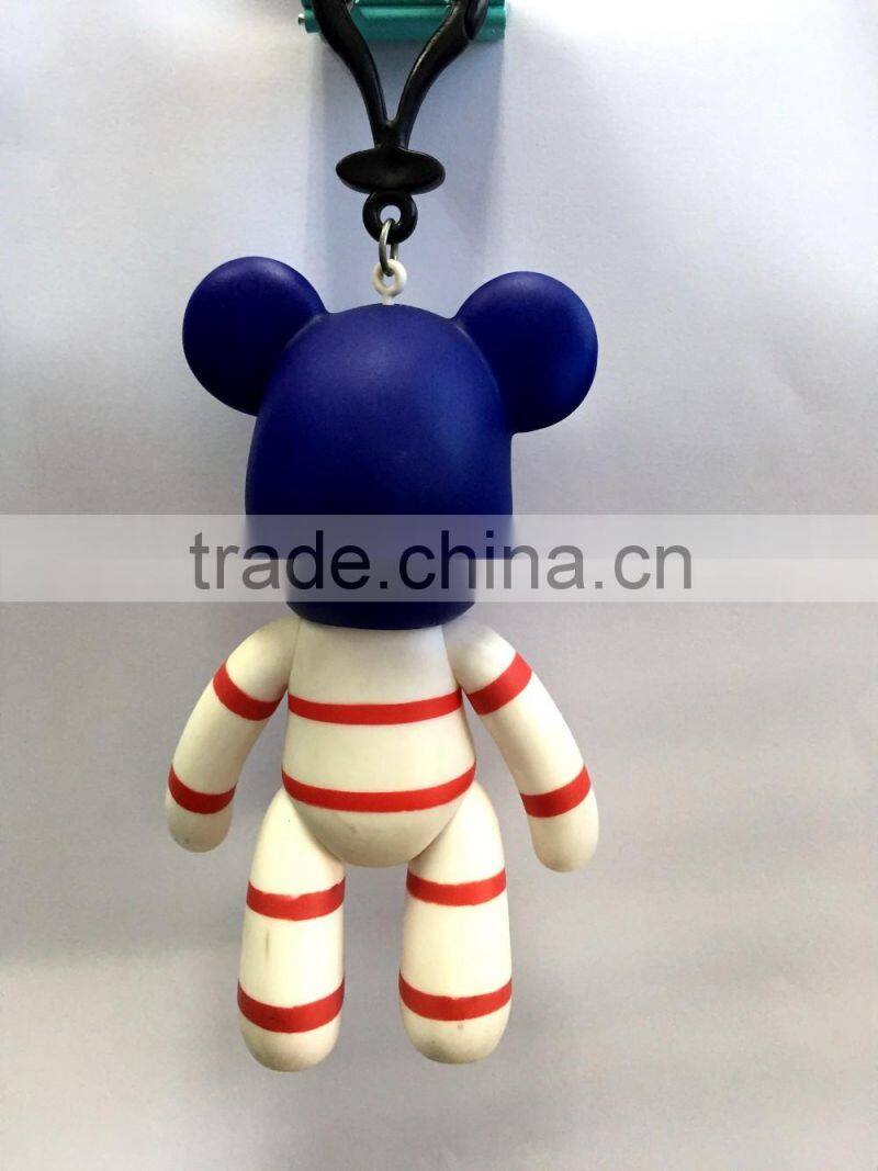 Gloomy Bear Toy, Custom Cartoon Bear Key Chain, Medium Size Bag Decoration Vinyl Toy