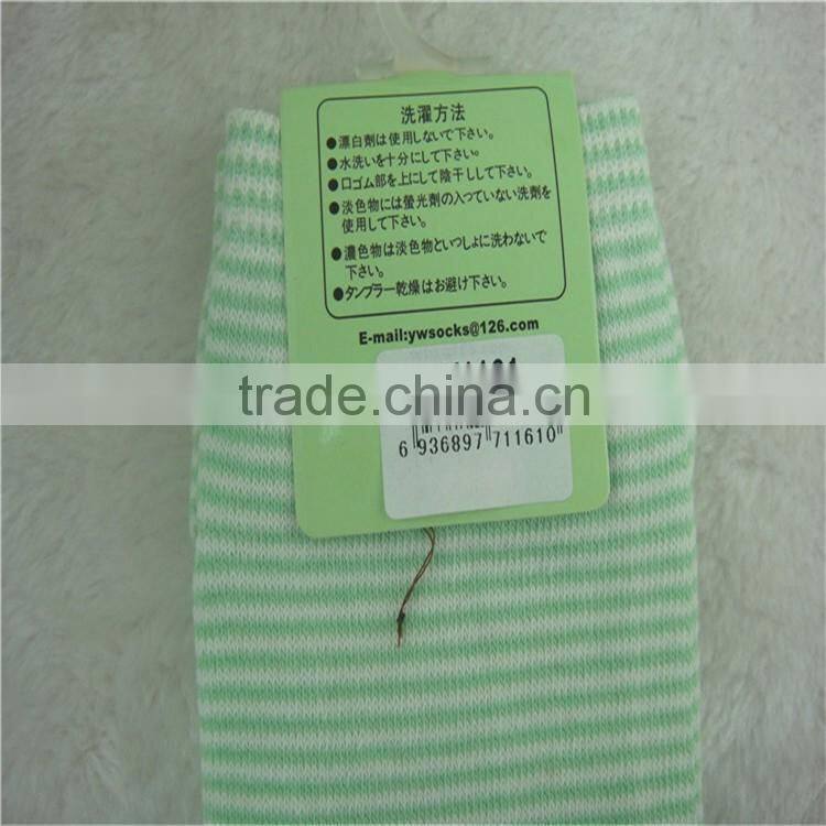 model cotton dress green color socks with toe stripe style