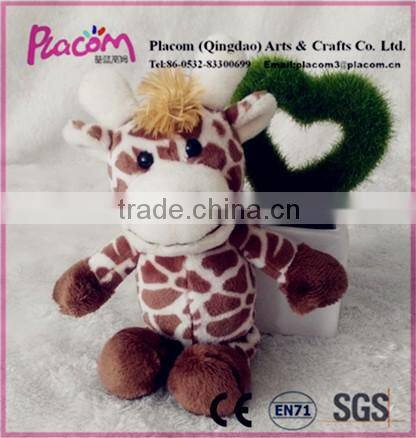Special Cute High-Quality Supersoft Plush Giraffe Keychains for Wholesale