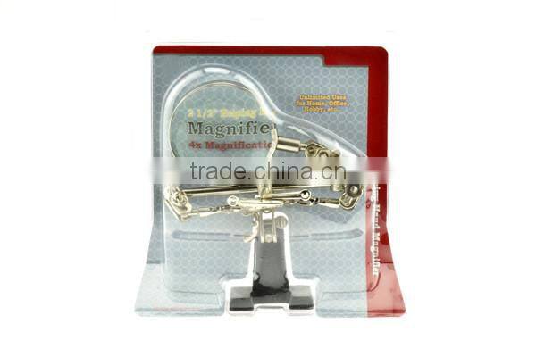 Helping Hand with Magnifying Glass