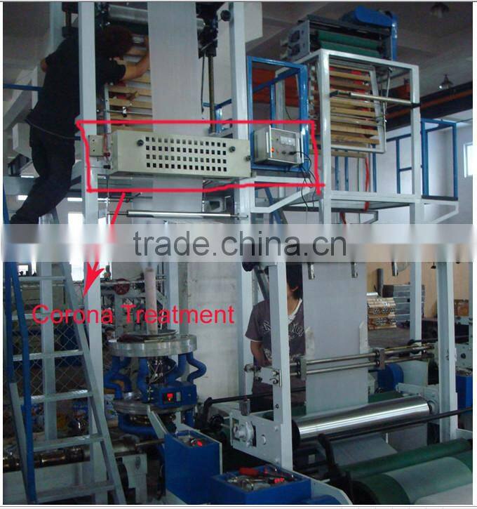 Double film corona treater