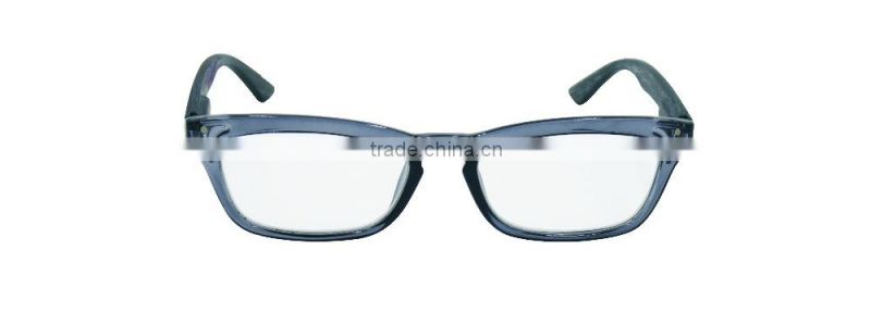 2016 top selling slim plastic frame reading glasses with high quality