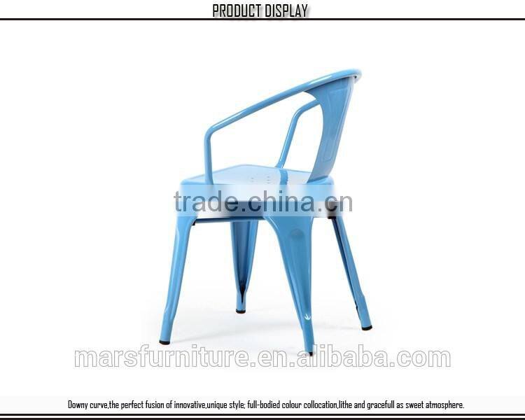 Modern design kitchen cheap cafe chair metal