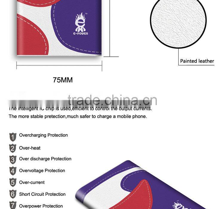 2015 OEM High capacity portable notebook power bank for notebook