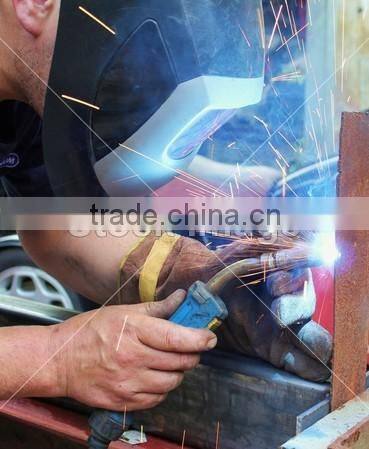 AB grade long welding gloves leather working gloves