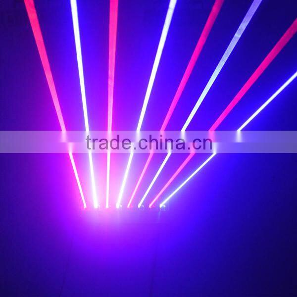 8-Head Moving-Head Fat-Beam Laser bar Curtain for club
