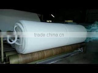 PWJM-1 high quality needle punching and spray bonded wadding for filter production line