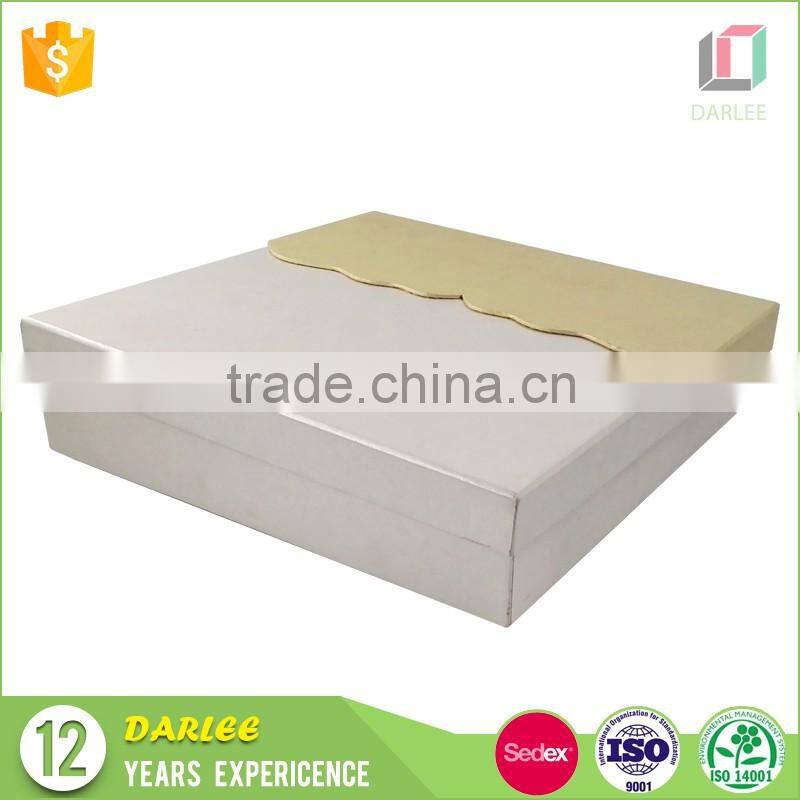 2016 Fashionable Design recycled paper photo frame box with lid