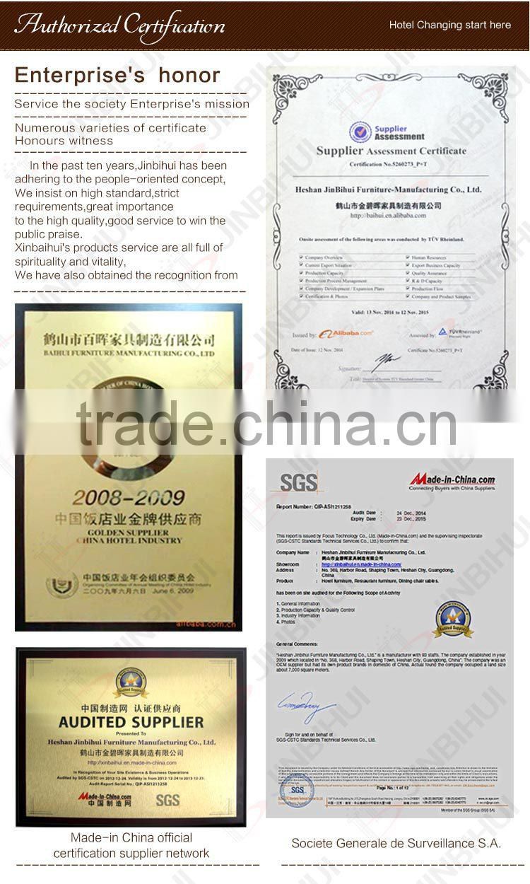 BH-YB8512 2015 wholesale durable Hotel used chair Used Shake Back Aluminum Banquet Chair