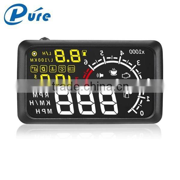 Car HUD Head Up Display Safety HUD Display High Performance HUD Built-in ELM327