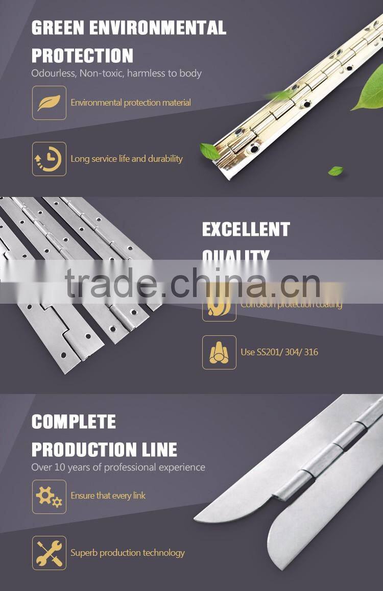 steel plated golden color glass door hinge