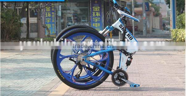 Hot sell 26 inch Aluminum frame mountain bike /Magnesium alloy rims bicycle/27speed folding bike