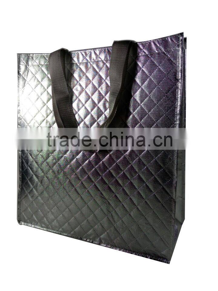high quality silver gold laminated pp non woven bags