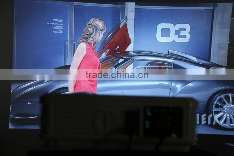 Promotion home theater mobile led 4500 Lumens projector with USB HDMI port