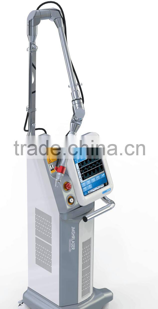 Effective women deep wrinkle removal CO2 fractional RF tube machine