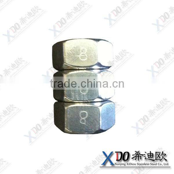 C276 / 2.4819 China manufacturing stainless steel hex nut m8 din934