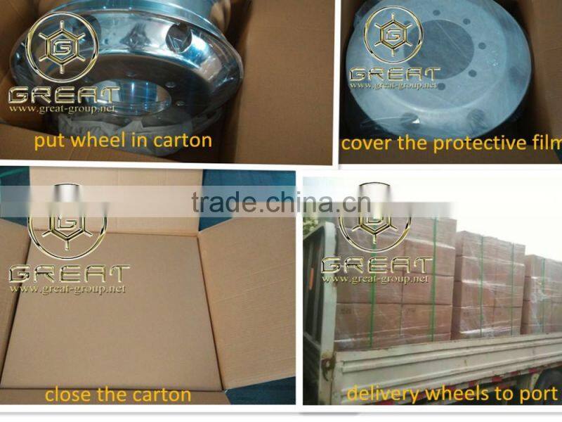 super bright chrome alloy wheels american