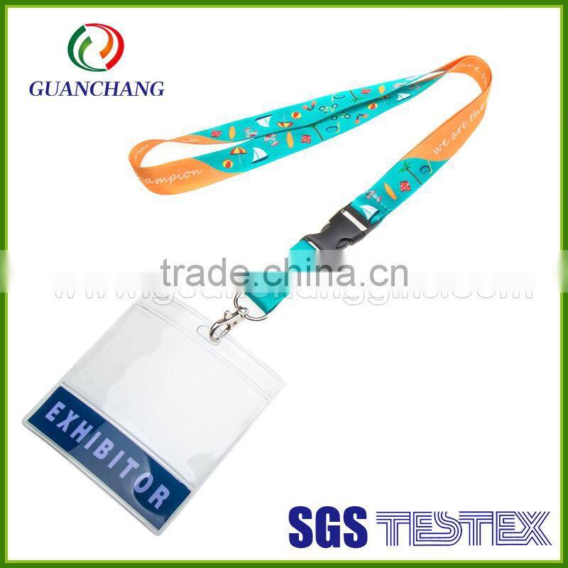 China alibaba supplier badge business card holder lanyard