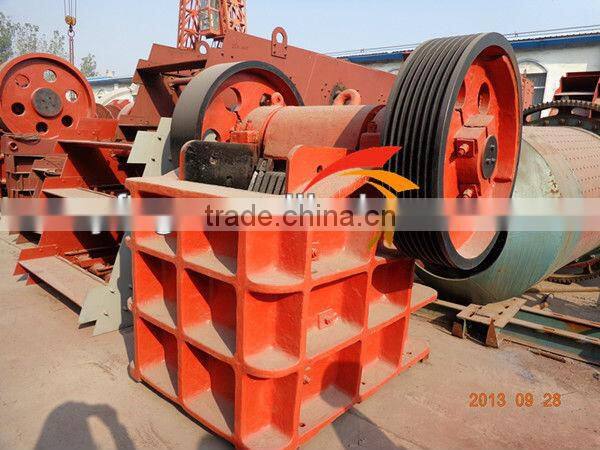 Crushing plant for silica sand,jaw crusher
