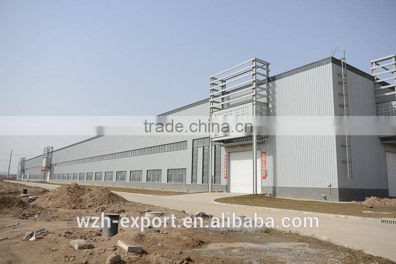 factory steel structure drawing pre engineered steel structure in project