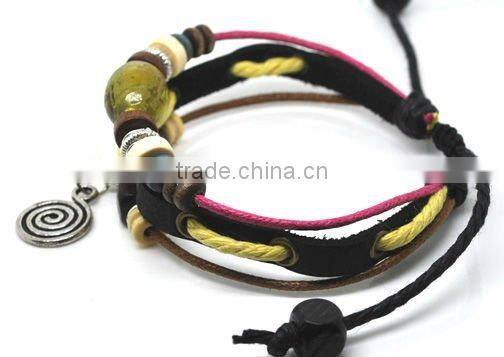 2014 DIY leather bracelet for men