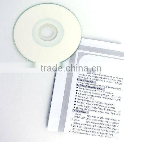 Mini Digital Temperature Data Logger 16000 Points Internal NTC Thermal Resistor Sensor