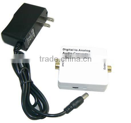 Digital audio to analog audio converter