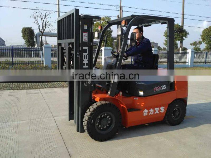 Heli Brand pickup truck crane about 2500kg Capacity Diesel Forklift