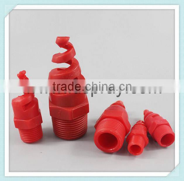 PP plastic full cone SPJT spiral spray nozzle