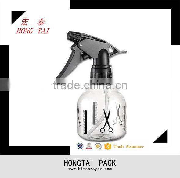2016 plastic clear water spray bottles 275ML