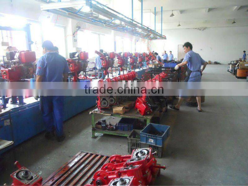 MeiQi 6.5HP 170F gear transmission gasoline engine tiller with front wheel