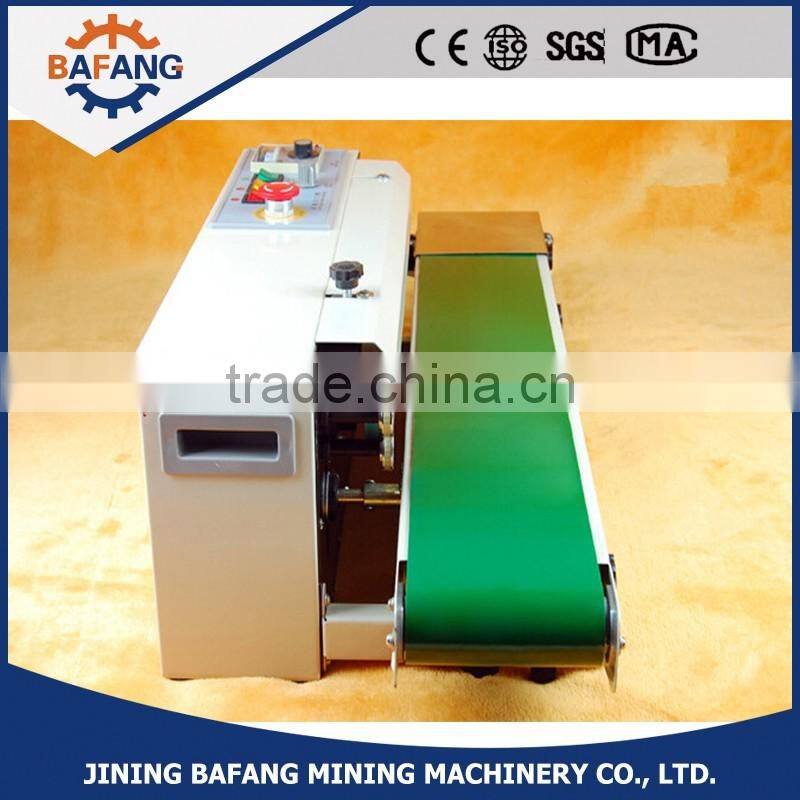 Desktop continous plastic bag sealing machine