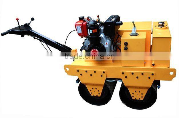 YLS 600B walk behind diesel engine double drum road roller
