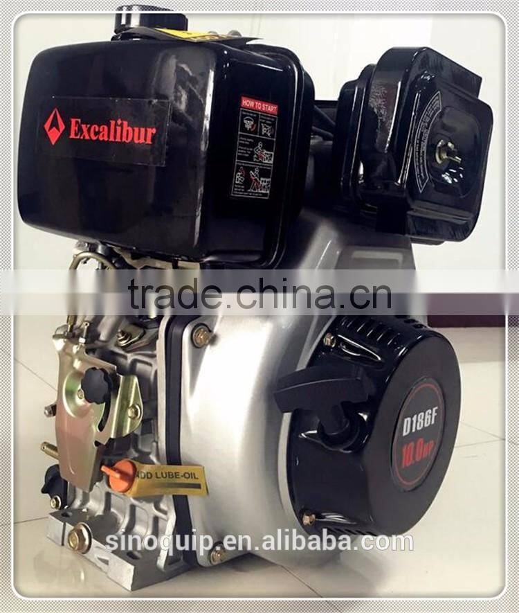 Excalibur China small Air Cooled 186FA Diesel Engine
