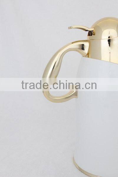 New design arabic golden thermos vacuum flask jug dallah