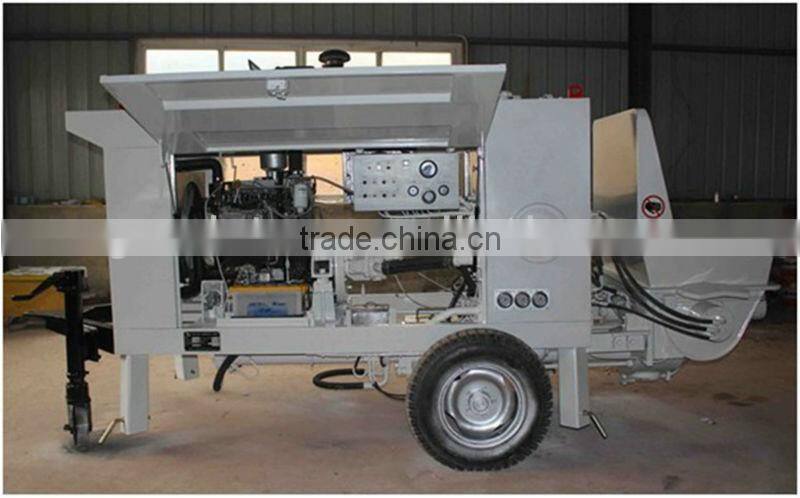 With Diesel Drive Output 15m3/h Dry and Wet Shotcrete Machine