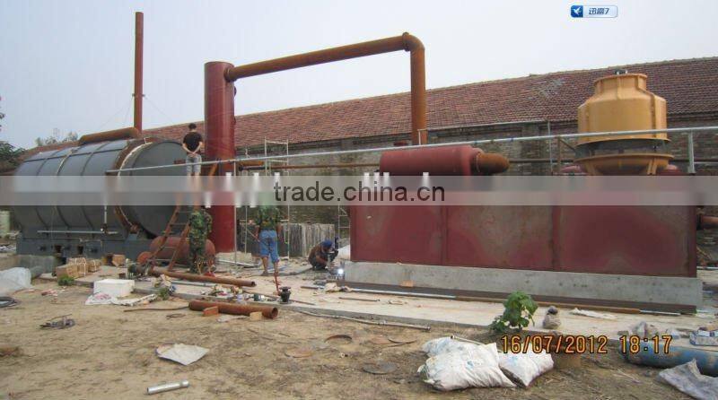 12-15Ton Used Tyre Refine To Oil Plant Getting Pyrolysis Tyre Oil