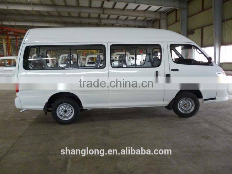 China Brand Left/Right Hand Drive High Roof Minibus