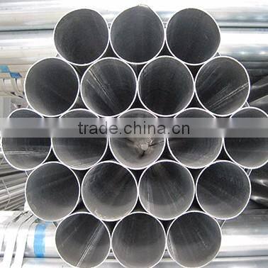 50.8*1.1mm erw 60-80g/m2 greenhouse pre galvanized round pipe
