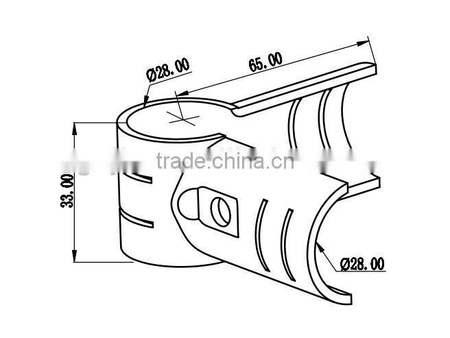 wholesale pipe clamp/tube connector for pipe rack system H-7