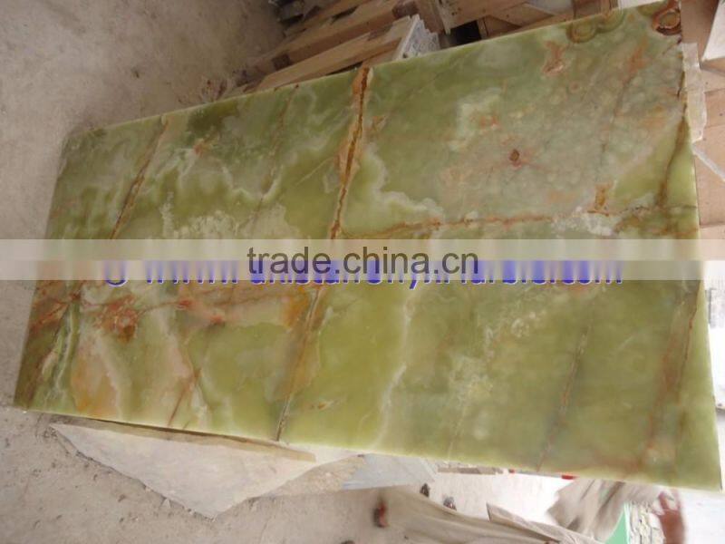 POLISHED DARK GREEN ONYX TABLE TOPS COLLECTION