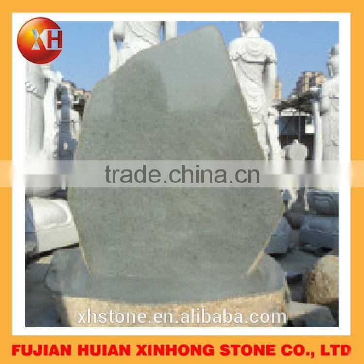 irregular shape polish granite smaller qingstone monument without set