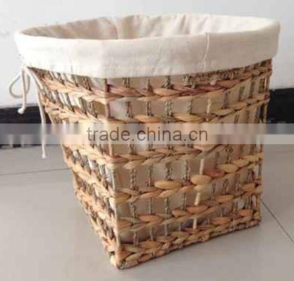 round water hyacinth storage baskets wholesale