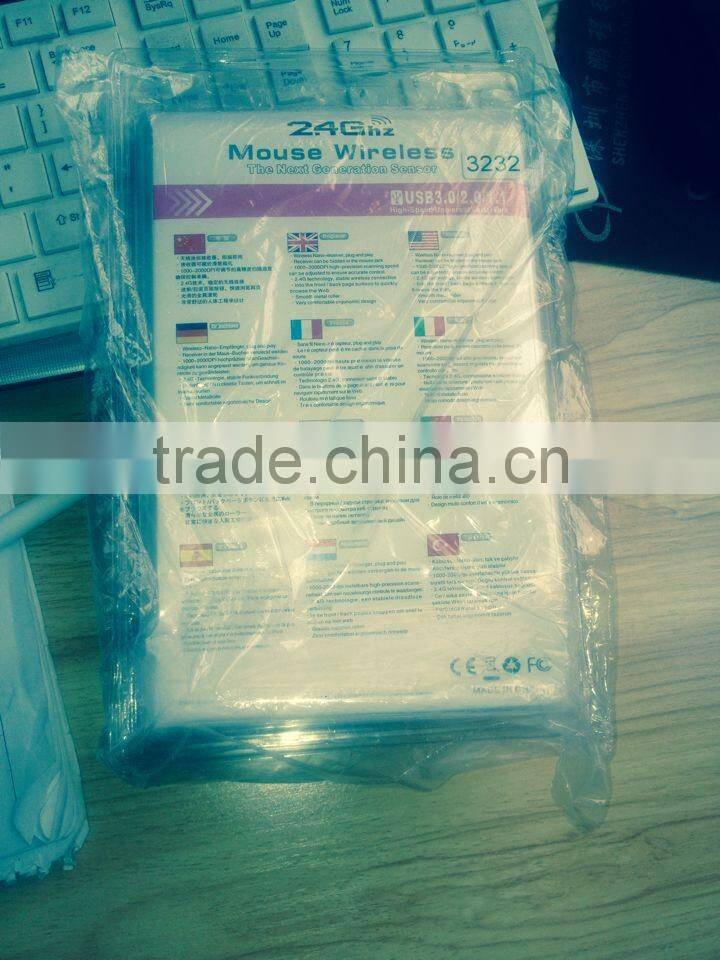 Red 2.4GHz Cordless/Wireless 5 Buttons Game Mouse with Nano Receiver