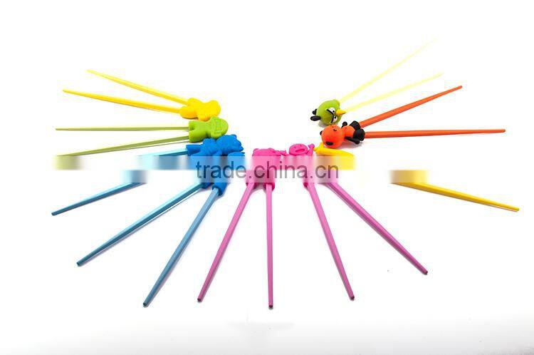 Colorful Various shape silicone chopstick helper/Children's favourite silicone chopstick head