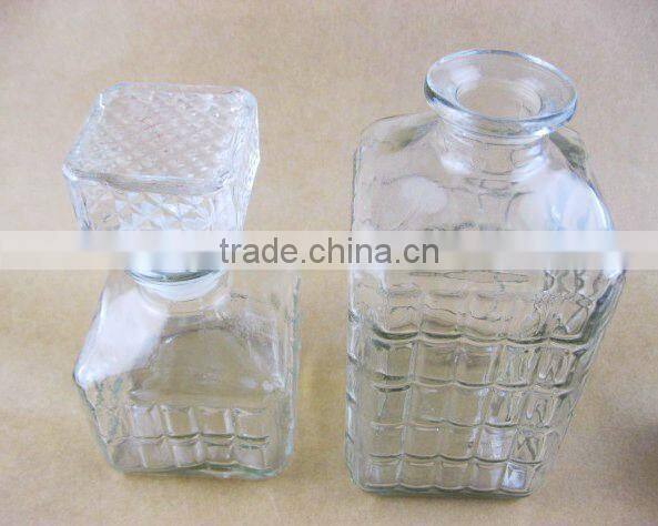 super quality glass wine bottle / glassware