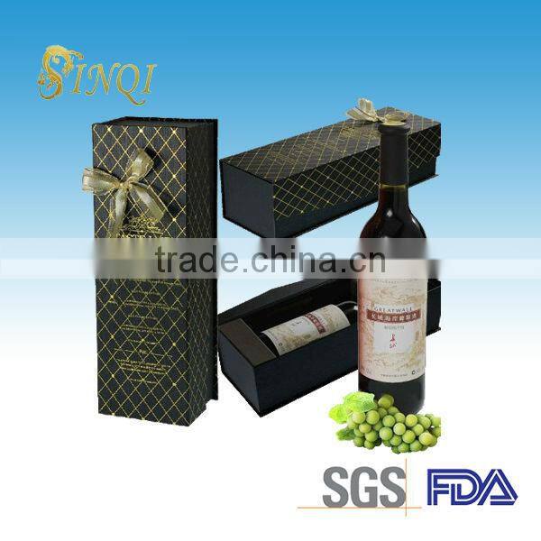 High quality paper one bottle wine box