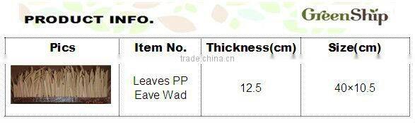 Outdoor Decorative roof from GreenShip/man-made straw mat/weather resistant/ eco-friendly