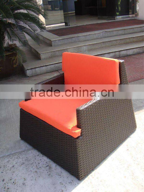 6pcs wicker patio sofa set