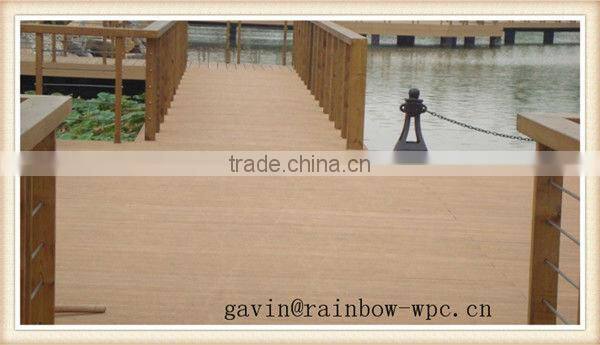 good quality environmental wpc decking floor/outdoor wpc flooring/stair